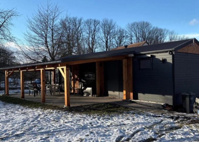Модульный дом в Минске с террасой